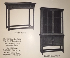 1918 Catalogue image China cabinet.